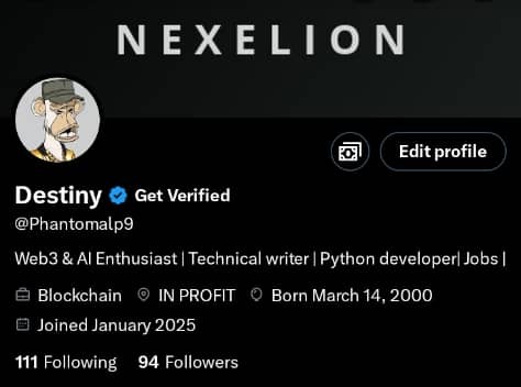 Destiny Eni Profile After