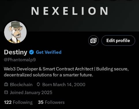 Destiny Eni Profile Before